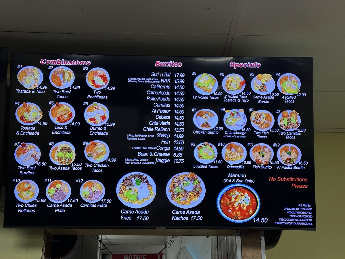 Los Jilbertos Taco Shop Wildomar Menu - Image 3